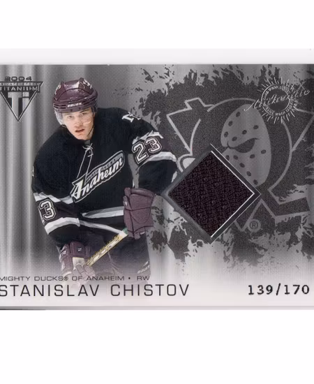 2003-04 Titanium Retail #141 Stanislav Chistov JSY (30-X208-DUCKS)