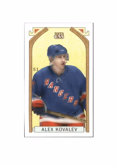 2003-04 Topps C55 Minis Stanley Cup Back #51 Alex Kovalev (12-X165-RANGERS)