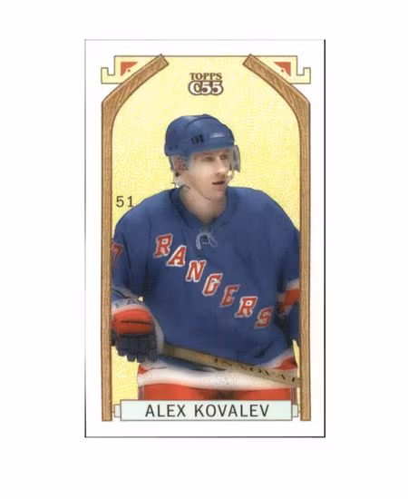 2003-04 Topps C55 Minis Stanley Cup Back #51 Alex Kovalev (12-X165-RANGERS)