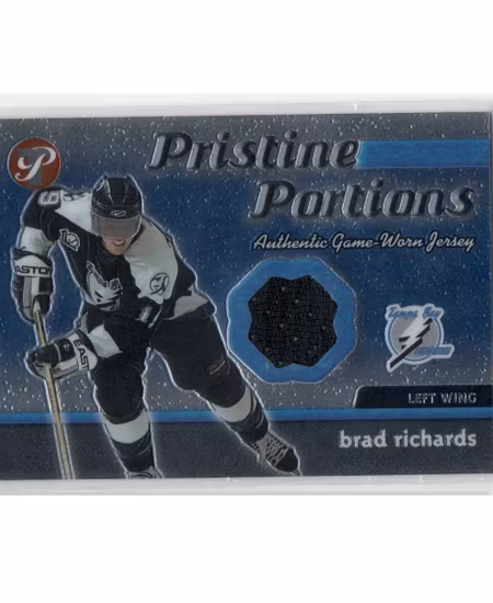 2003-04 Topps Pristine Jersey Portions #PPJBRI Brad Richards A (50-X220-LIGHTNING)