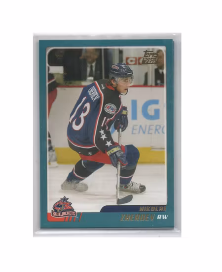 2003-04 Topps Traded #TT102 Nikolai Zherdev RC (10-X220-BLUEJACKETS) (2)