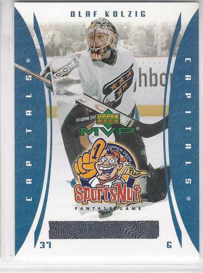 2003-04 Upper Deck MVP SportsNut #SN89 Olaf Kolzig (12-X44-CAPITALS)