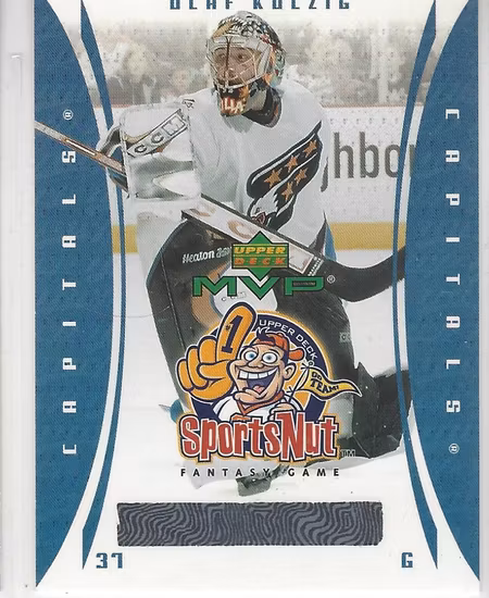 2003-04 Upper Deck MVP SportsNut #SN89 Olaf Kolzig (12-X44-CAPITALS)
