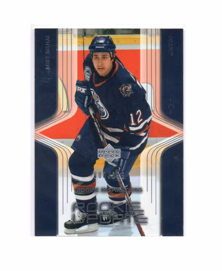 2003-04 Upper Deck Rookie Update #169 Mike Bishai RC (15-D10-OILERS)