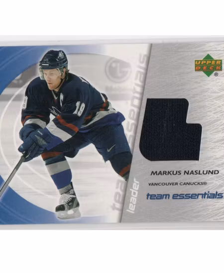 2003-04 Upper Deck Team Essentials #TLMN Markus Naslund (40-X231-GAMEUSED-CANUCKS)