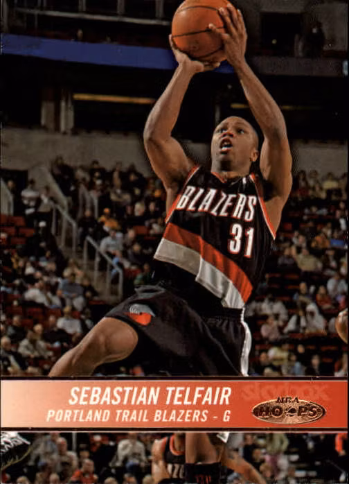 2004-05 Hoops #196 Sebastian Telfair RC (15-X302-NBATRAILBLAZERS)
