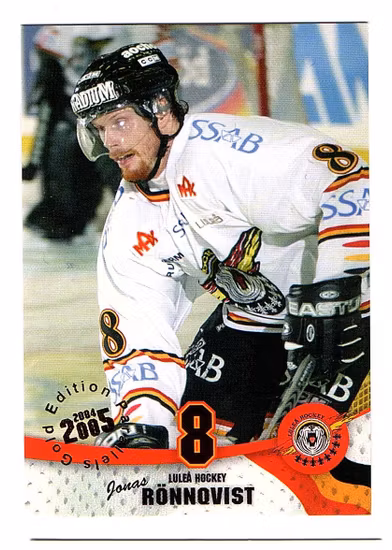 2004-05 Swedish Elitset Gold #218 Jonas Ronnqvist (15-X19-OTHERS)