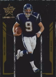 2005 Leaf Rookies and Stars Longevity #80 Drew Brees (10-X298-NFLCHARGERS)
