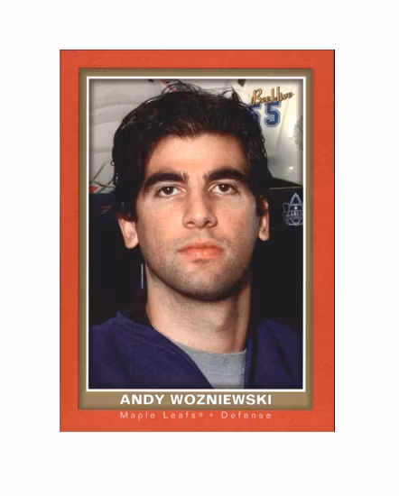 2005-06 Beehive Red #140 Andrew Wozniewski (12-D4-MAPLE LEAFS)