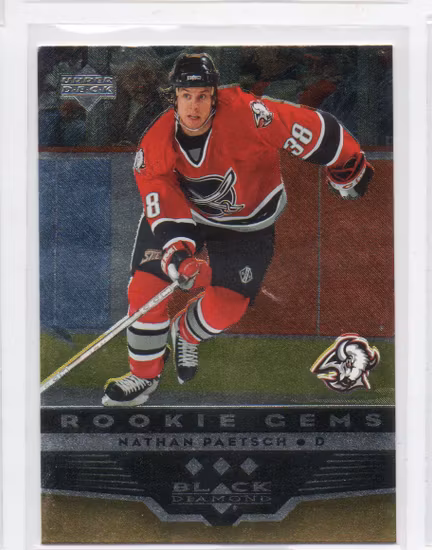 2005-06 Black Diamond #220 Nathan Paetsch RC (25-X293-SABRES)