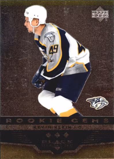 2005-06 Black Diamond #257 Kevin Klein RC (20-X294-PREDATORS) (2)