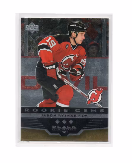 2005-06 Black Diamond #260 Jason Ryznar RC (20-X265-DEVILS)