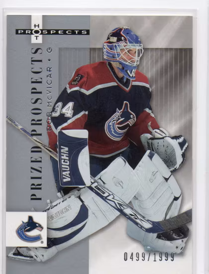 2005-06 Hot Prospects #179 Rob McVicar RC (25-X291-CANUCKS)