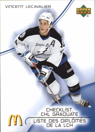 2005-06 McDonald's Upper Deck CHL Graduates #CG4 Vincent Lecavalier (10-X298-LIGHTNING)