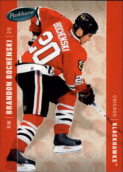 2005-06 Parkhurst #101 Brandon Bochenski RC (10-X293-BLACKHAWKS)