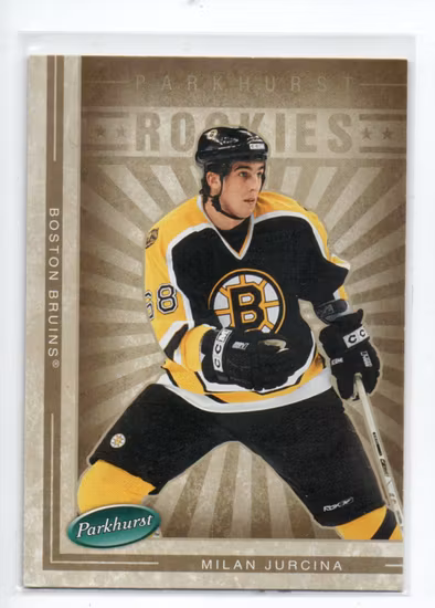 2005-06 Parkhurst #607 Milan Jurcina RC (10-X294-BRUINS) (2)