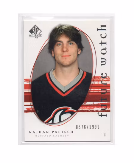 2005-06 SP Authentic #252 Nathan Paetsch RC (25-X278-SABRES)