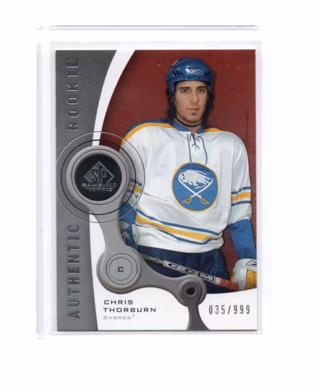2005-06 SP Game Used #195 Chris Thorburn RC (25-X278-SABRES)