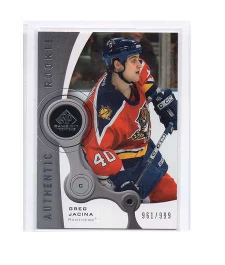 2005-06 SP Game Used #212 Greg Jacina RC (20-X278-NHLPANTHERS)