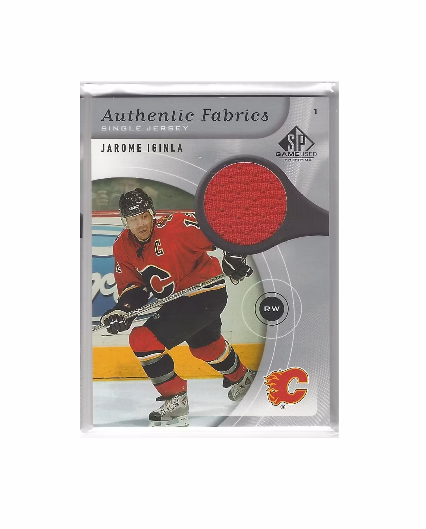 2005-06 SP Game Used Authentic Fabrics #AFJI Jarome Iginla (50-X125-FLAMES)