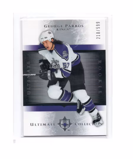 2005-06 Ultimate Collection #209 George Parros RC (25-X283-NHLKINGS)