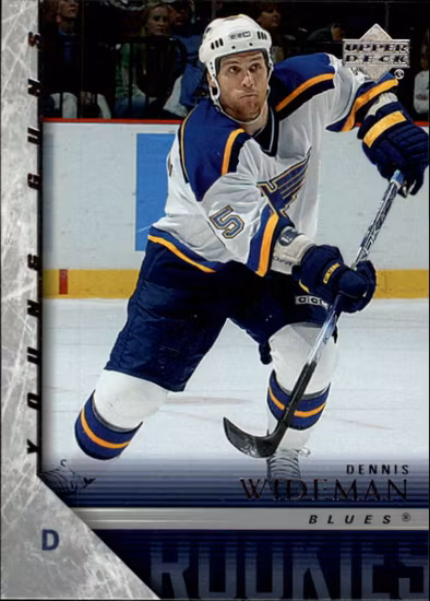 2005-06 Upper Deck #484 Dennis Wideman YG RC (20-X294-BLUES)