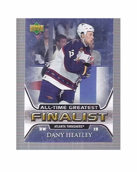 2005-06 Upper Deck All-Time Greatest #4 Dany Heatley (10-X165-THRASHERS)
