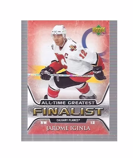 2005-06 Upper Deck All-Time Greatest #9 Jarome Iginla (10-X165-FLAMES)