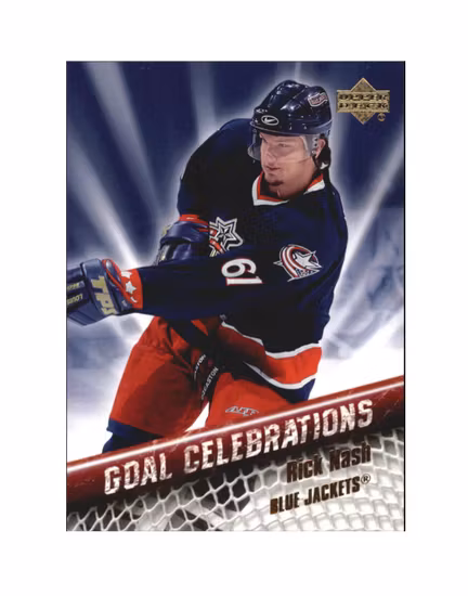 2005-06 Upper Deck Goal Celebrations #GC6 Rick Nash (15-X91-BLUEJACKETS)
