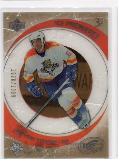 2005-06 Upper Deck Ice #130 Anthony Stewart RC (25-X292-NHLPANTHERS)