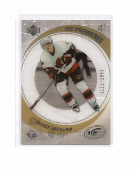 2005-06 Upper Deck Ice #160 Patrick Eaves RC (25-X278-SENATORS)