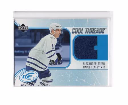 2005-06 Upper Deck Ice Cool Threads #CTAS Alexander Steen (40-X275-MAPLE LEAFS)