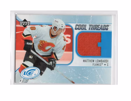 2005-06 Upper Deck Ice Cool Threads #CTML Matthew Lombardi (25-X236-GAMEUSED-FLAMES)