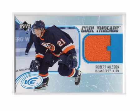 2005-06 Upper Deck Ice Cool Threads #CTNI Robert Nilsson (20-X234-GAMEUSED-ISLANDERS)