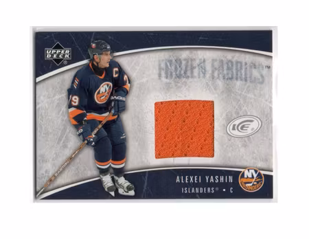 2005-06 Upper Deck Ice Frozen Fabrics #FFAY Alexei Yashin (30-X235-GAMEUSED-ISLANDERS)
