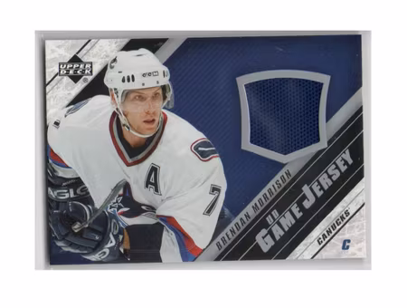 2005-06 Upper Deck Jerseys #JBM Brendan Morrison (25-X234-GAMEUSED-CANUCKS)