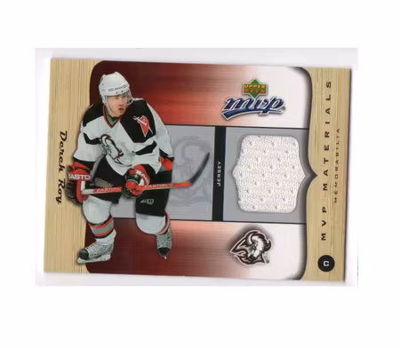 2005-06 Upper Deck MVP Materials #MDR Derek Roy (30-X207-SABRES)