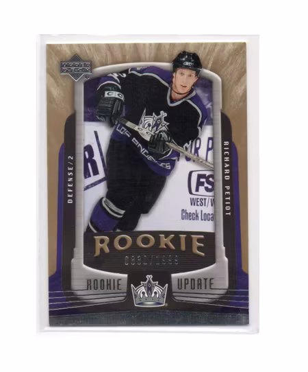 2005-06 Upper Deck Rookie Update #145 Richard Petiot RC (25-X276-NHLKINGS)