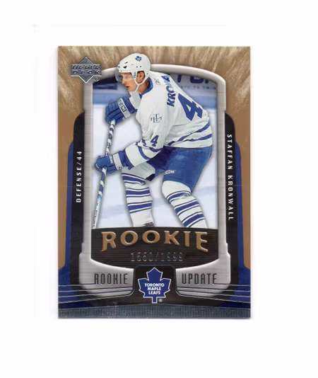 2005-06 Upper Deck Rookie Update #185 Staffan Kronwall RC (20-X278-MAPLE LEAFS)