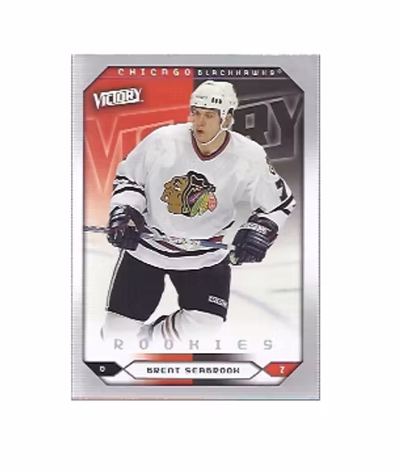 2005-06 Upper Deck Victory #253 Brent Seabrook RC (15-D10-BLACKHAWKS)
