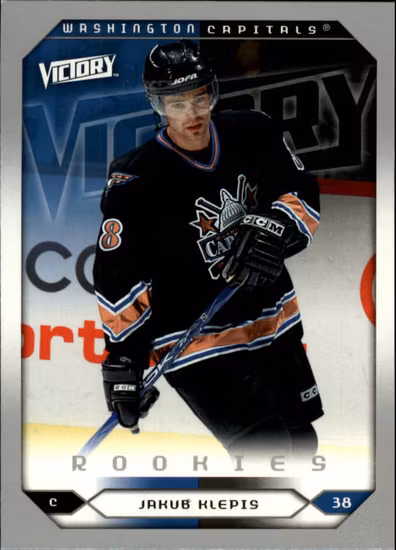 2005-06 Upper Deck Victory #265 Jakub Klepis RC (10-X294-CAPITALS)