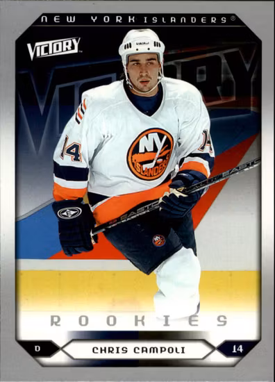 2005-06 Upper Deck Victory #276 Chris Campoli RC (10-X294-ISLANDERS) (2)