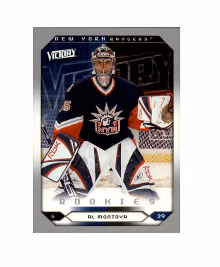 2005-06 Upper Deck Victory #289 Alvaro Montoya RC (10-D8-RANGERS) (2)