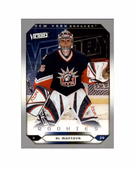 2005-06 Upper Deck Victory #289 Alvaro Montoya RC (10-D8-RANGERS)