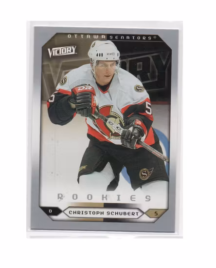2005-06 Upper Deck Victory #294 Christoph Schubert RC (10-X236-RC-SENATORS)