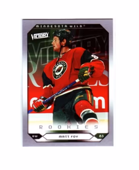 2005-06 Upper Deck Victory #299 Matt Foy RC (10-X277-NHLWILD)