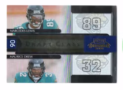 2006 Playoff Contenders Draft Class #28 Marcedes Lewis Maurice Drew (20-X300-NFLJAGUARS)