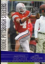 2006 Playoff Prestige #234 Santonio Holmes RC (25-X295-NFLSTEELERS)