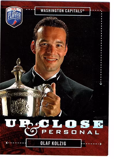 2006-07 Be A Player Up Close and Personal #UC40 Olaf Kolzig (15-4x3-CAPITALS)