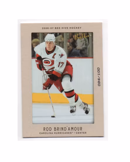 2006-07 Beehive Matte #84 Rod Brind`Amour (40-X208-HURRICANES)